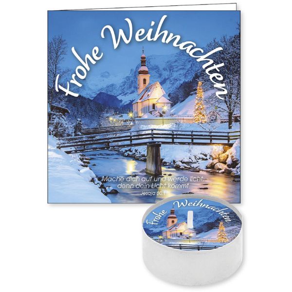 Lichtgruß "Frohe Weihnachten"