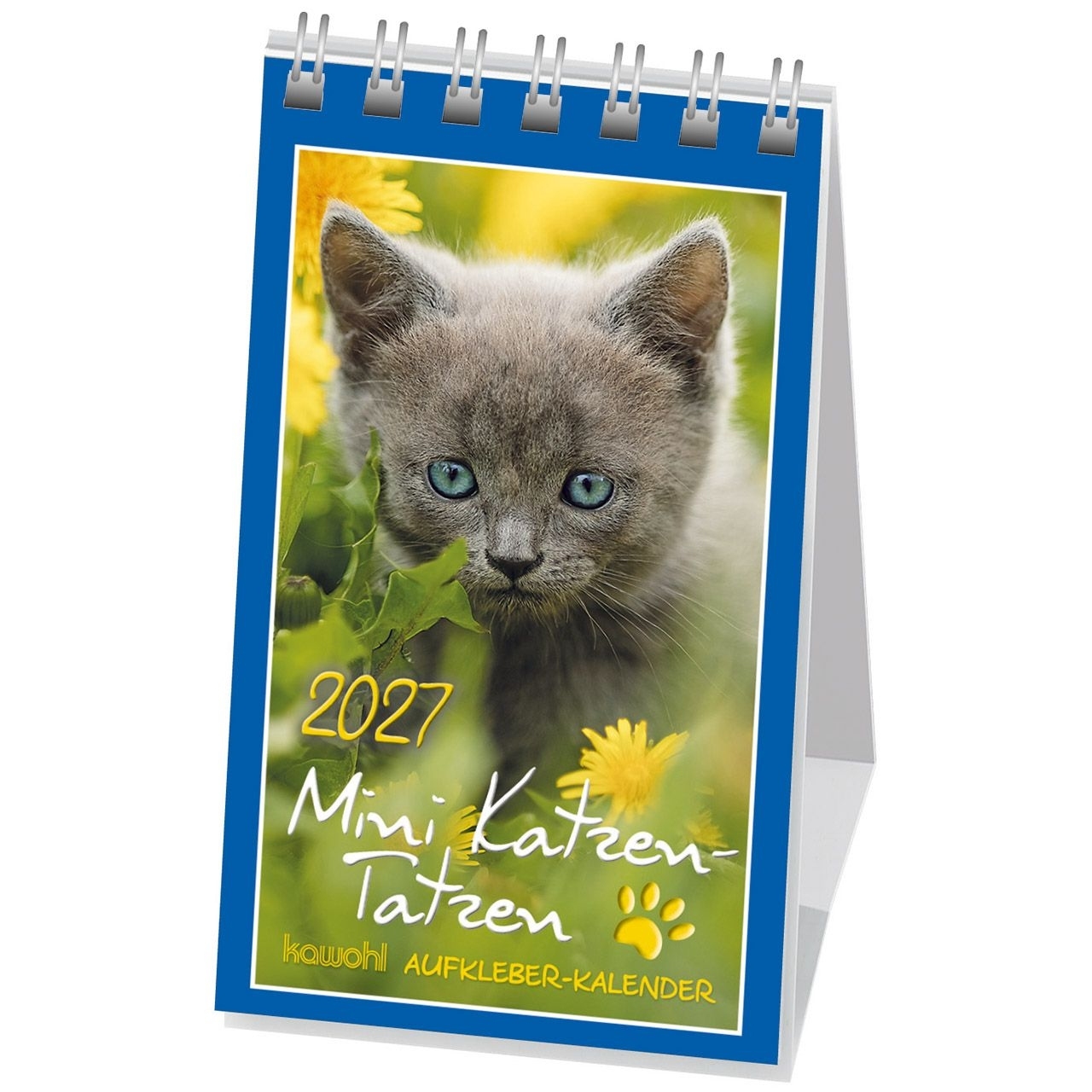Mini Katzen Tatzen 2027 - Aufkleber-Kalender