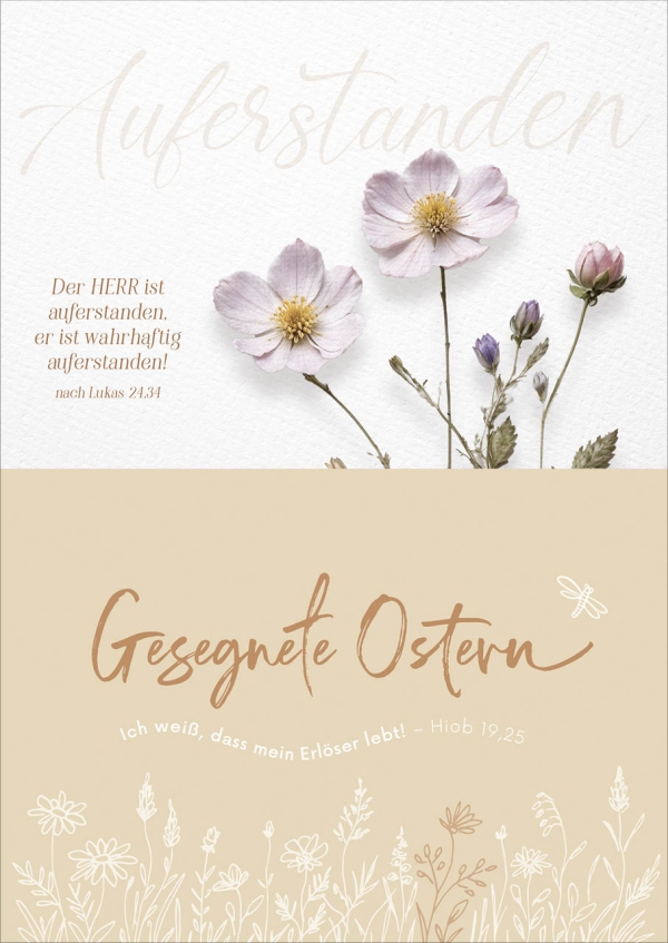 Mini-Spruchkartenserie Ostern - 12 Stück