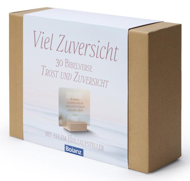 Minikarten-Box "Viel Zuversicht"