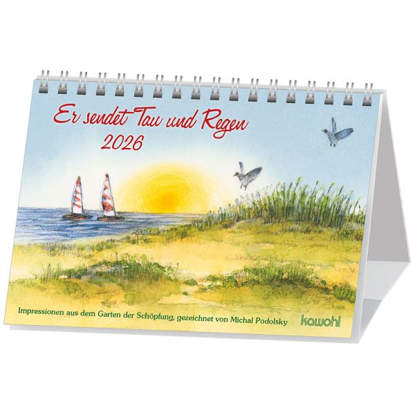 Er sendet Tau und Regen 2026 - Aufstellkalender