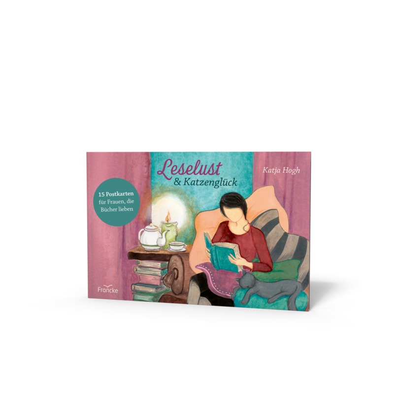 Postkartenbuch "Leselust & Katzenglück"