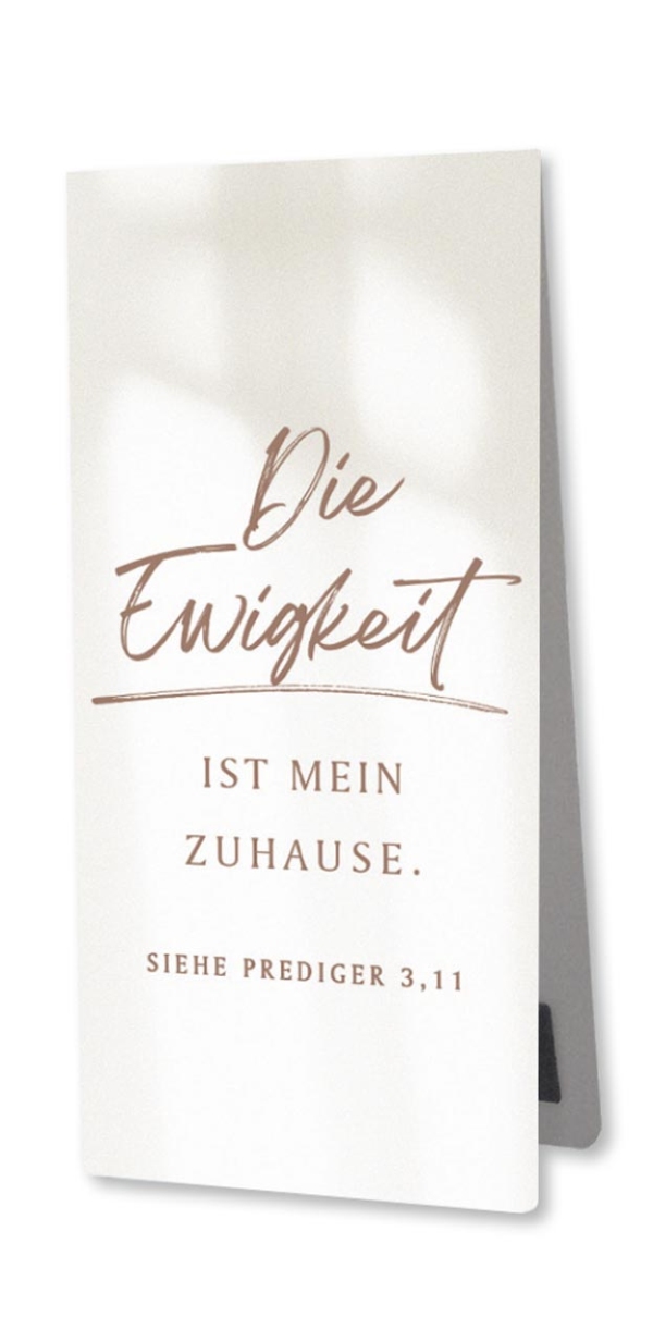Magnetlesezeichen: Die Ewigkeit