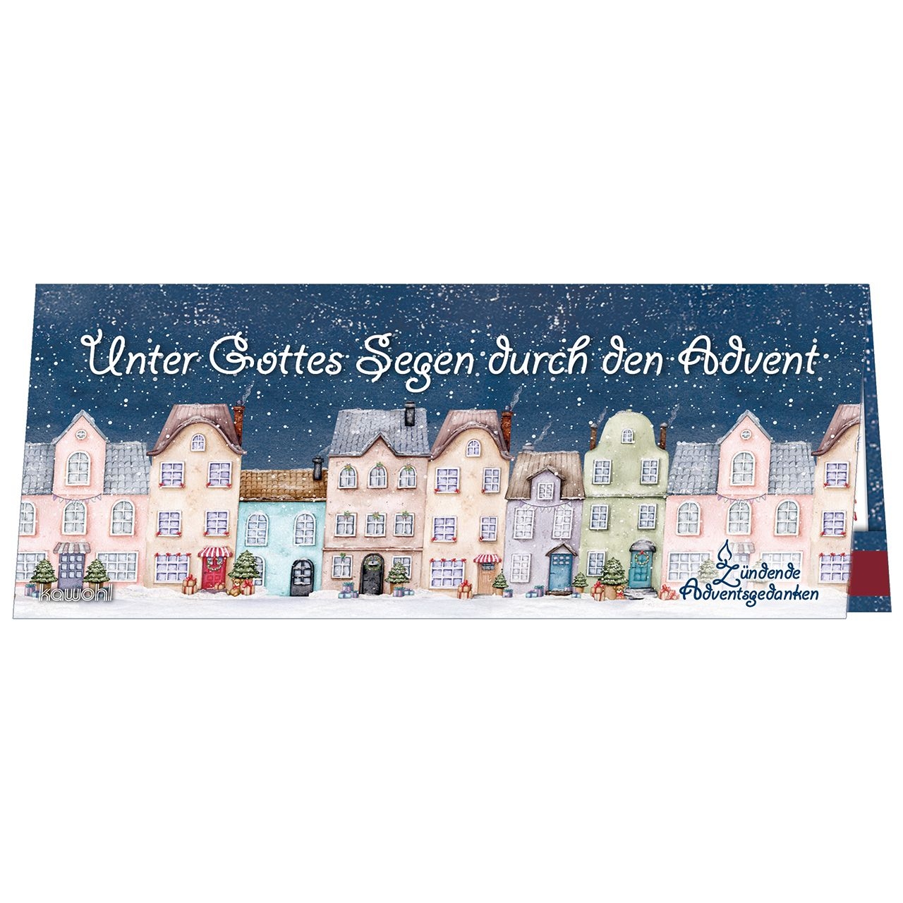 Streichholz-Adventskalender "Unter Gottes Segen durch den Advent"