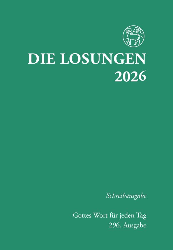 Losungen 2026 grün, Schreibausgabe