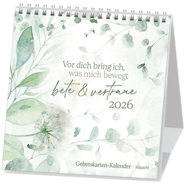 Vor dich bring ich, was mich bewegt 2026 - Postkartenkalender