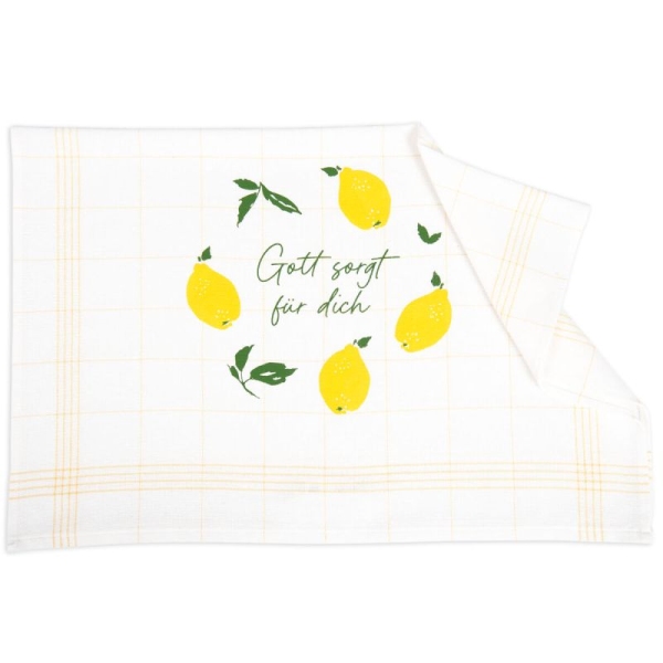 Geschirrtuch "Gott sorgt für dich"