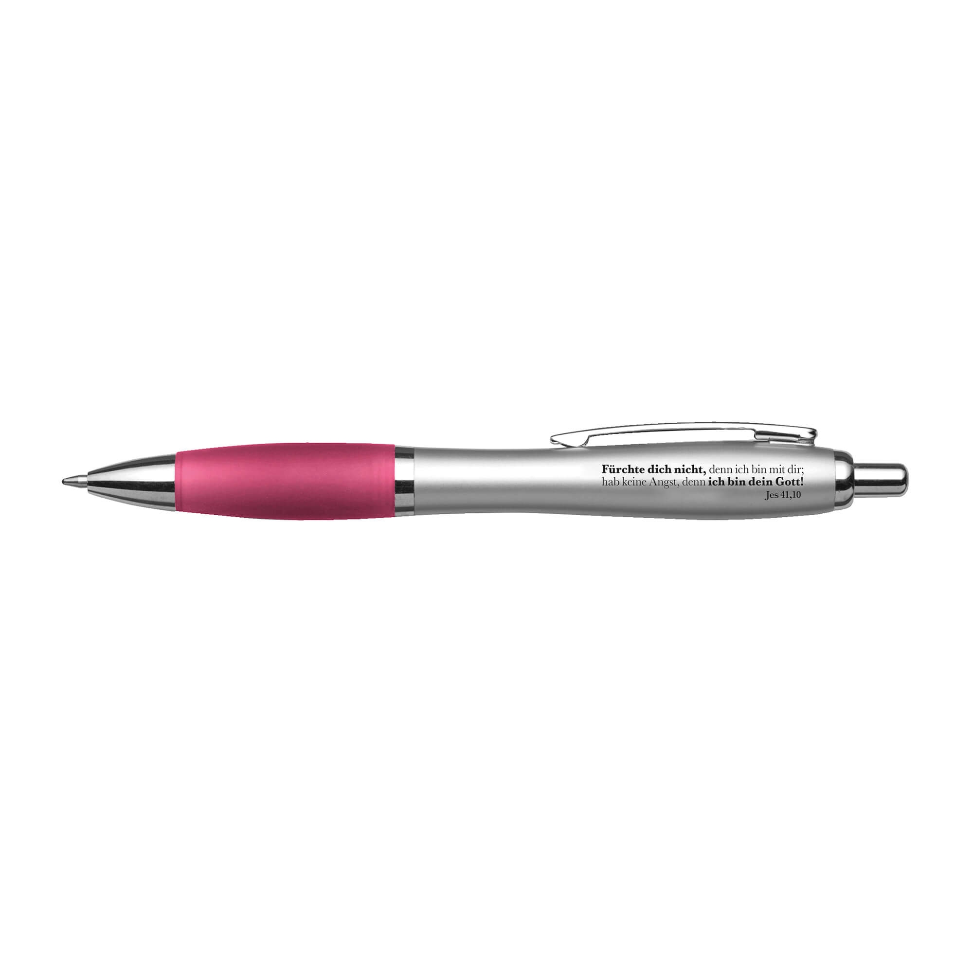 Jahreslosung 2027 - Kugelschreiber rosa