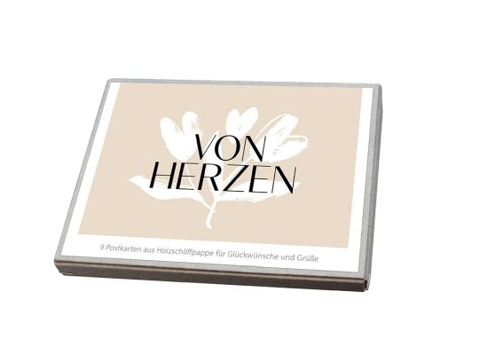 Von Herzen - Postkartenbox