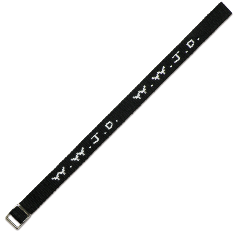Armband WWJD schwarz