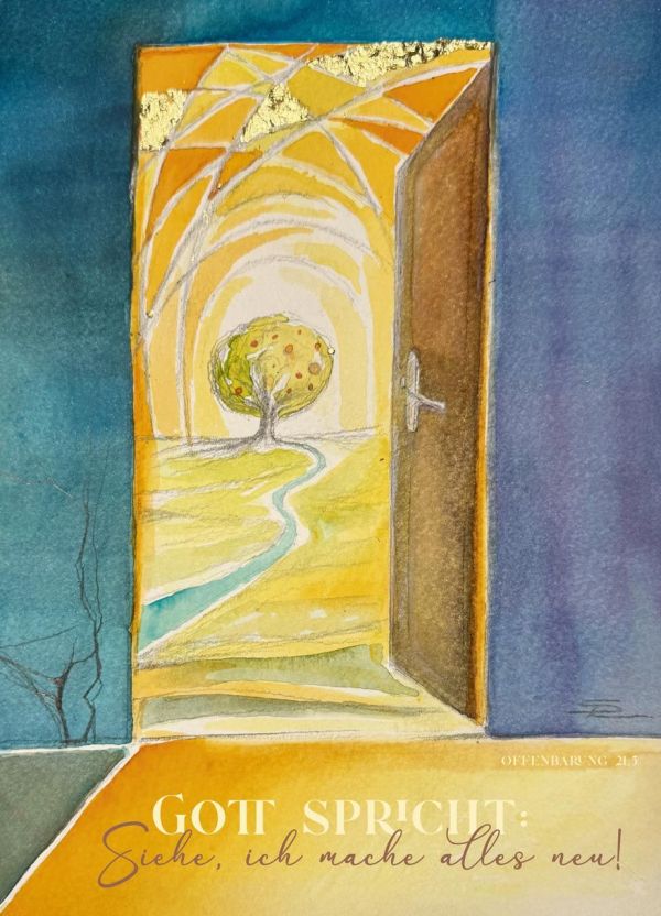 Jahreslosung 2026 - Poster A3 "Kunst"