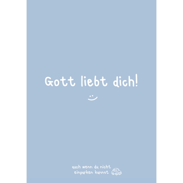 Postkarten:Gott liebt dich! 4 Stück