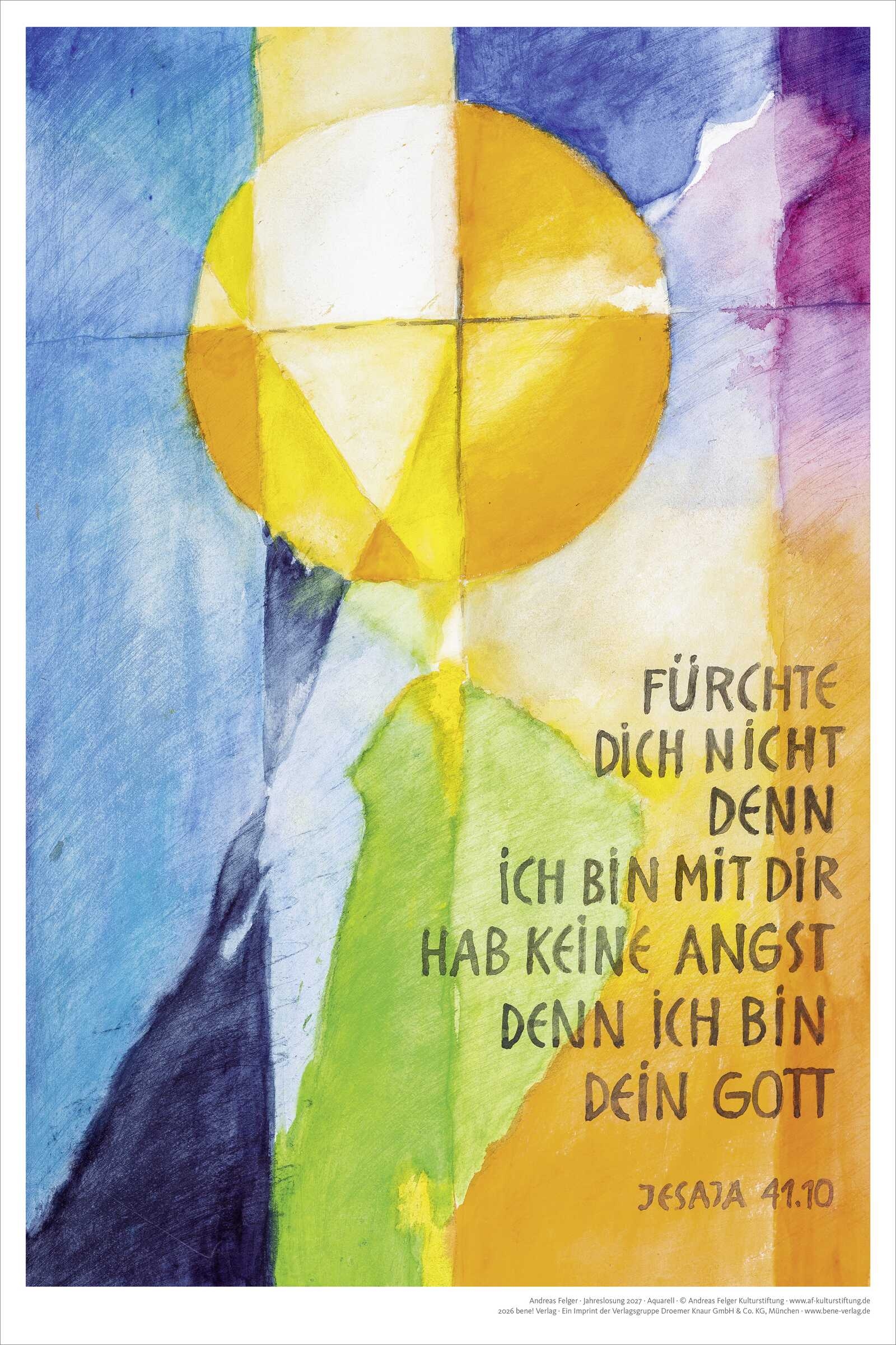 Jahreslosung 2027 - Kunstdruck 40x60cm