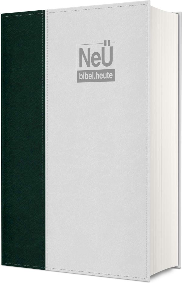 NeÜ Bibel.heute - Standard - Kunstleder zweifarbig Grün/Grau