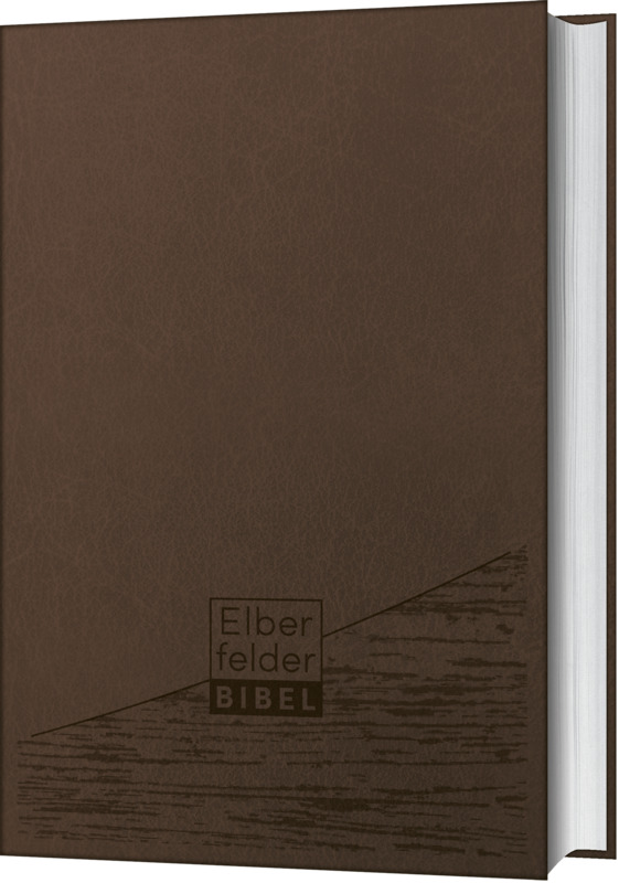 Elberfelder Bibel - Standardausgabe, Kunstleder braun
