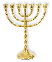 Menorah klein - gold