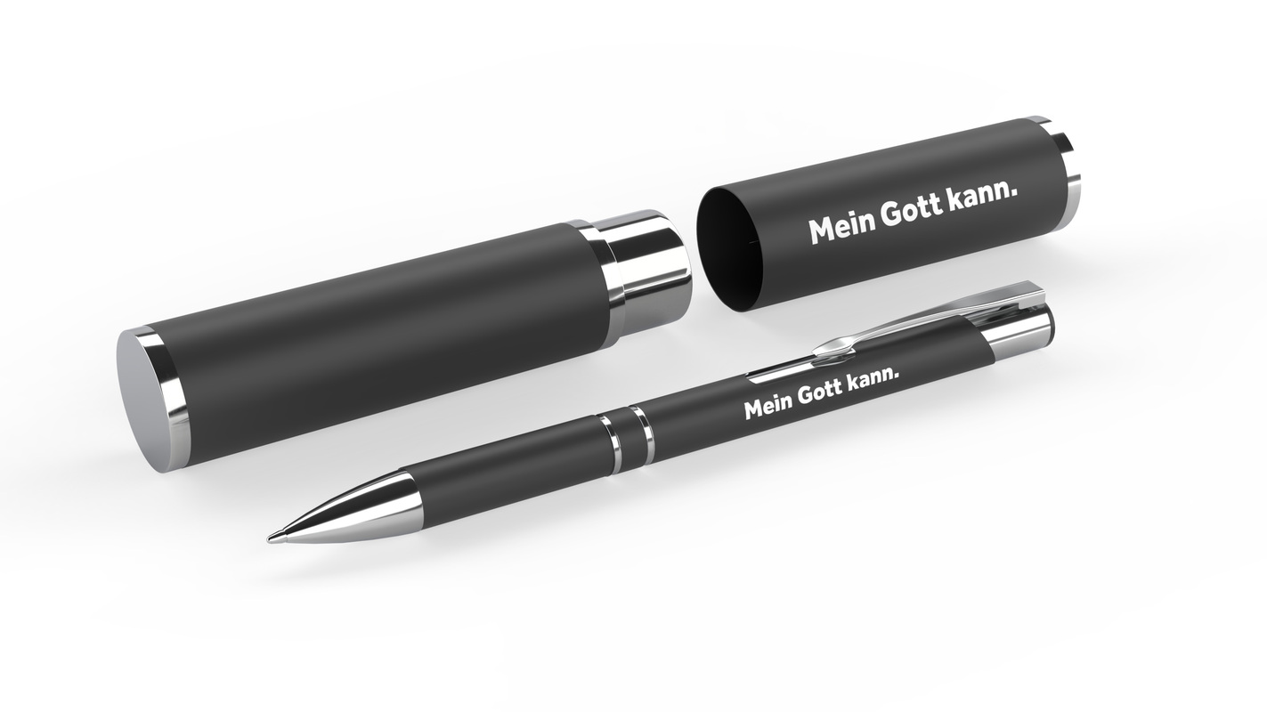Mein Gott kann. – Kugelschreiber im Etui