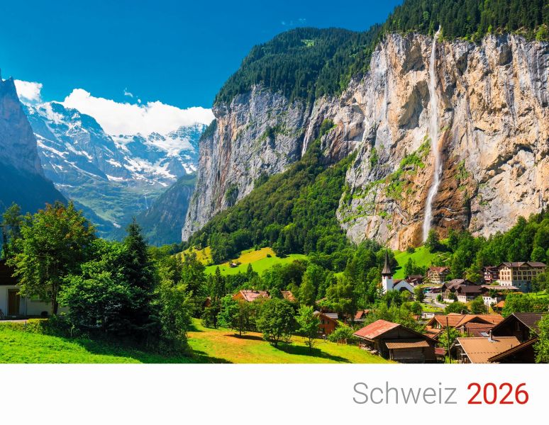 Schweizer Bergkalender 2026 - Deutsch