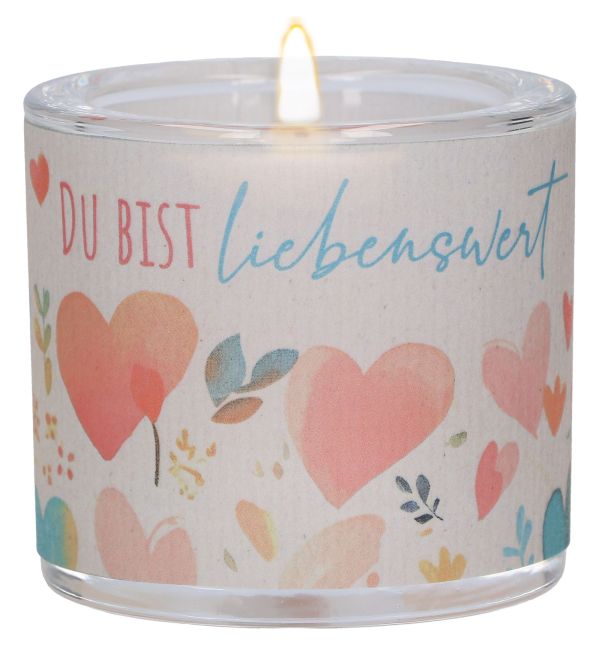 Windlicht LichtMomente "Du bist liebenswert"
