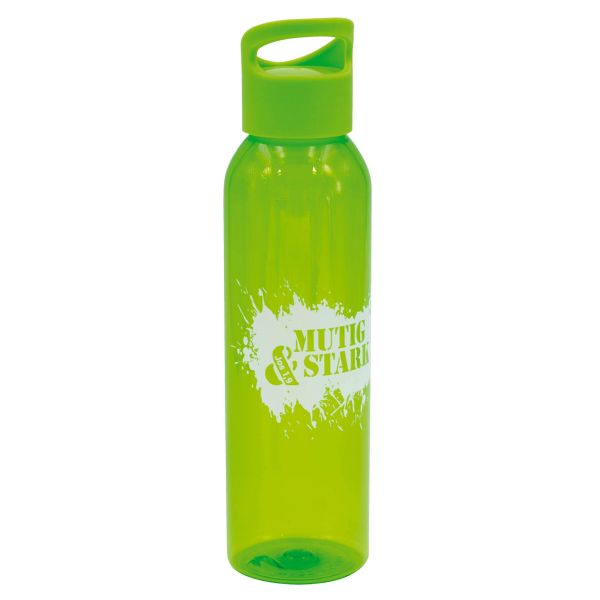 Trinkflasche mit Tragegriff - grün