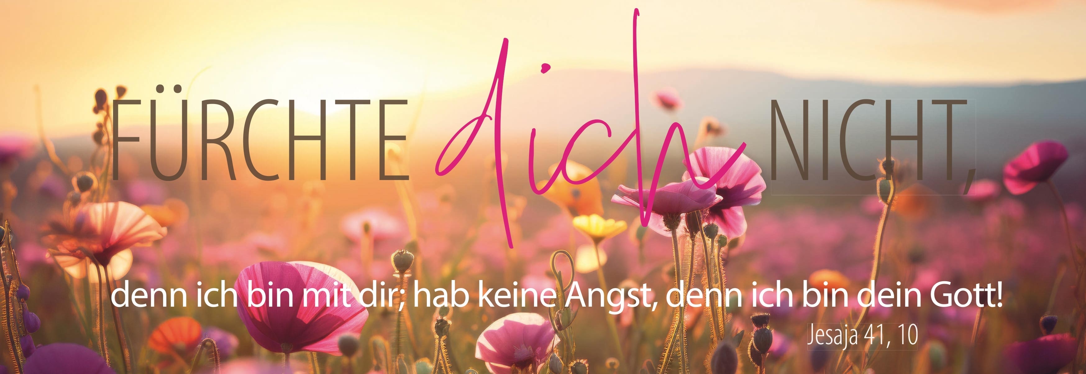 Jahreslosung 2027 - Lesezeichen "Blumen" 10er Set