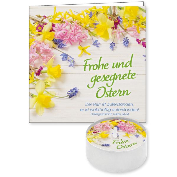 Lichtgruß "Frohe und gesegnete Ostern"