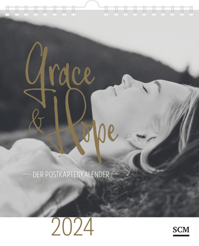 Grace & Hope 2024 - Postkartenkalender