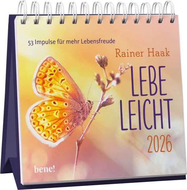 Lebe leicht 2026 - Aufstellkalender