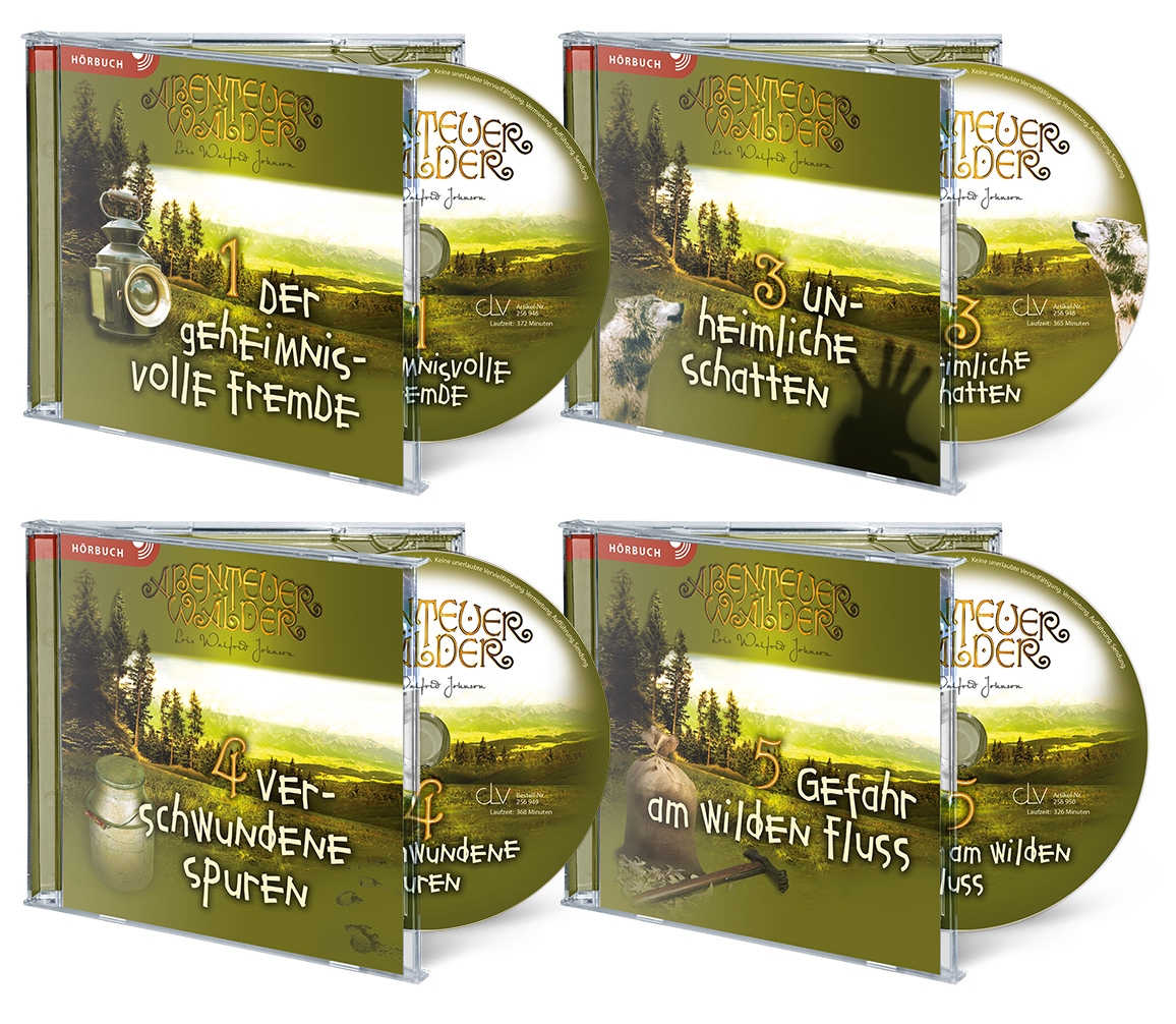 Hörbuch-Paket "Abenteuerwälder" - 4 CDs