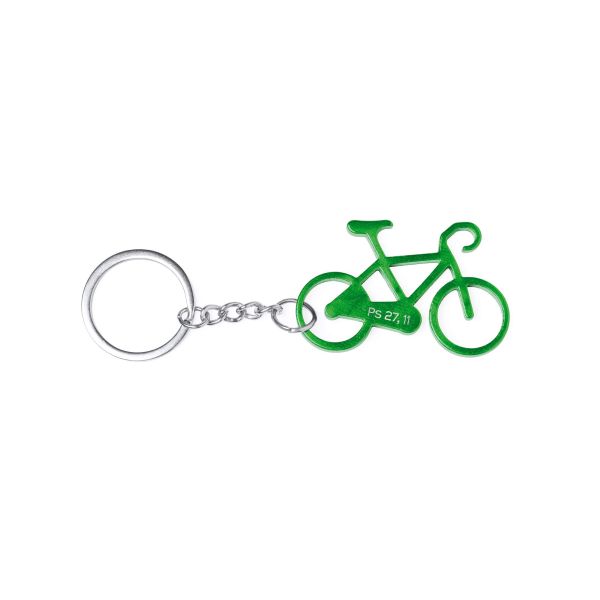 Schlüsselanhänger "Fahrrad" - grün