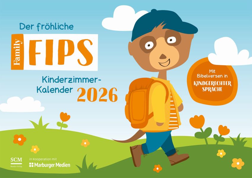 Der fröhliche Family-Fips Kinderzimmer-Kalender 2026