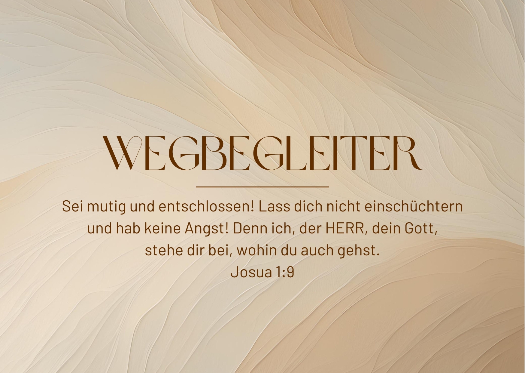 Postkarte "Wegbegleiter"