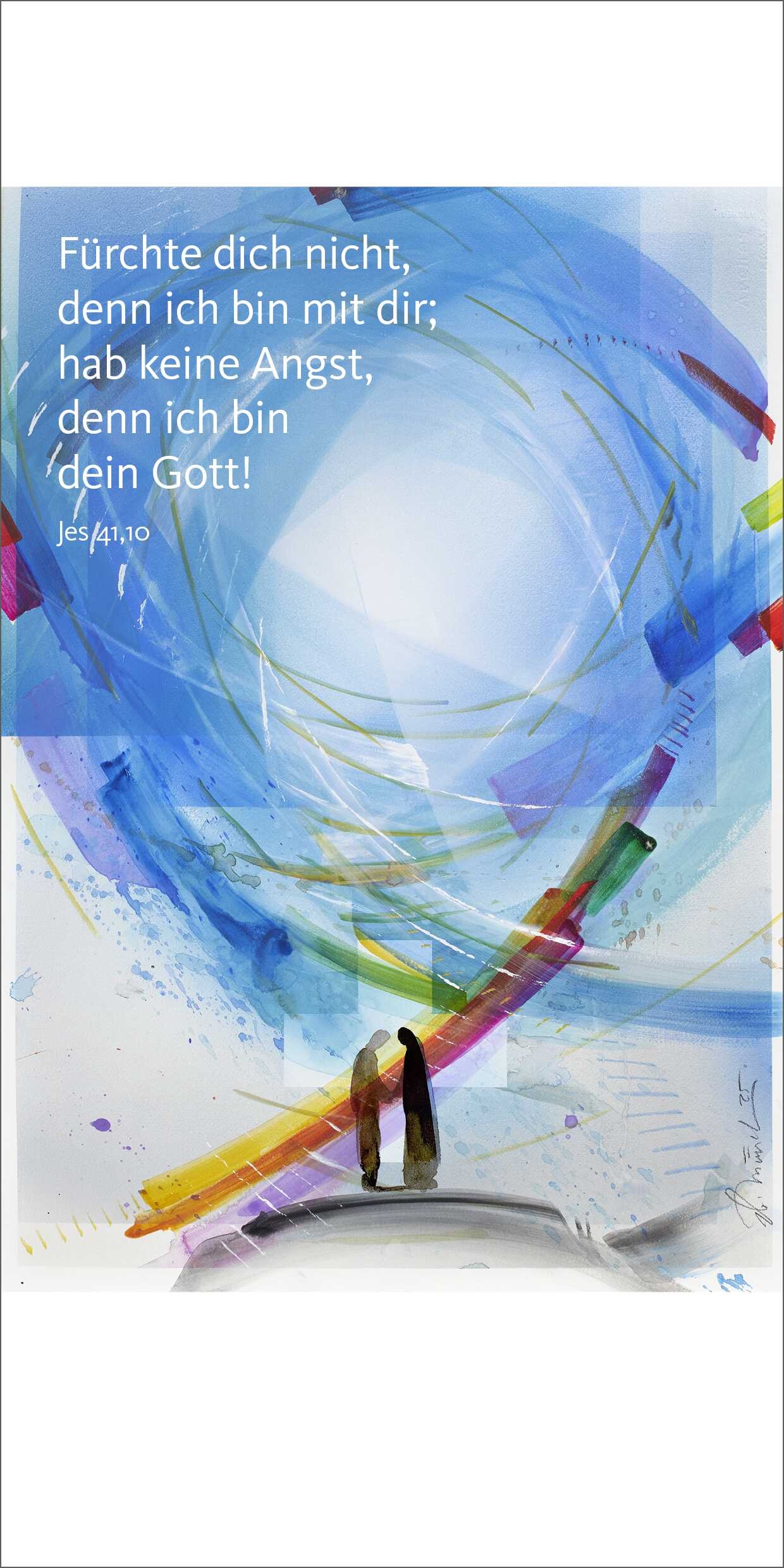 Jahreslosung 2027 - Faltkarten mit Betrachtung 10er Set