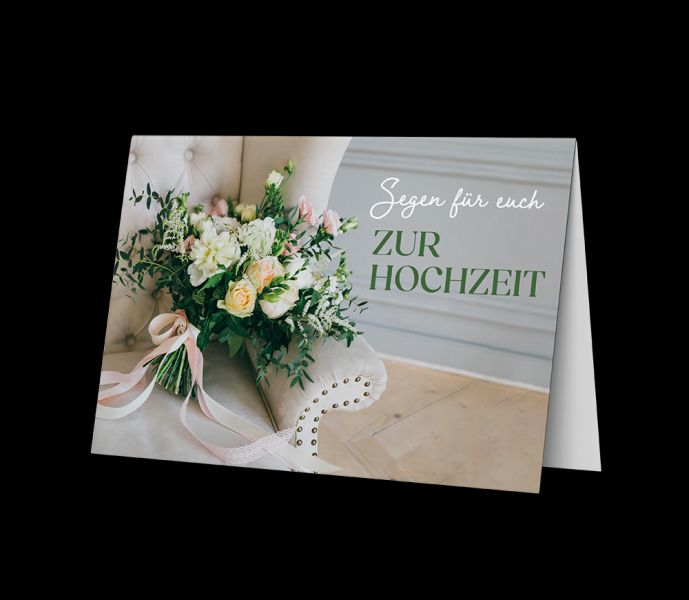 Faltkarte - Zur Hochzeit