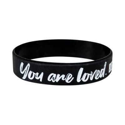 Armband "You are loved" - schwarz