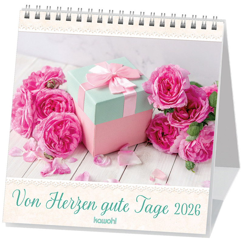 Von Herzen gute Tage 2026 - Postkartenkalender