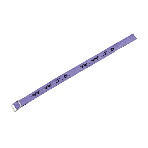 Armband WWJD flieder
