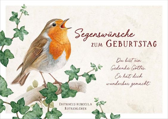 Postkartenserie "Gedanke Gottes - Geburtstag" 12 Stk.