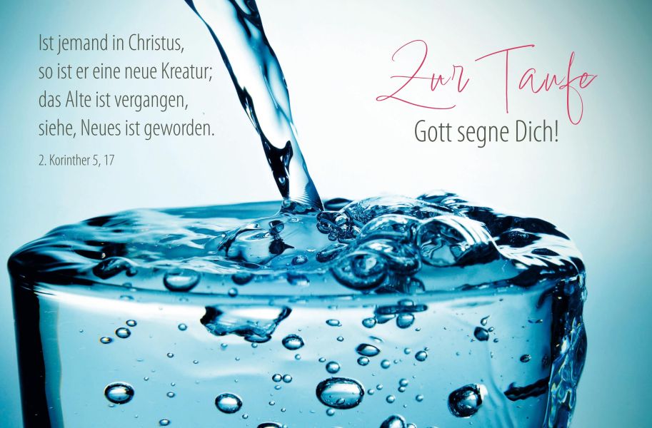 Faltkarte "Zur Taufe"