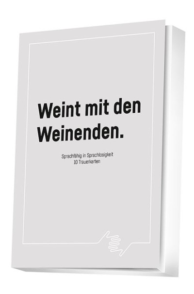 Weint mit den Weinenden - Faltkarten-Set