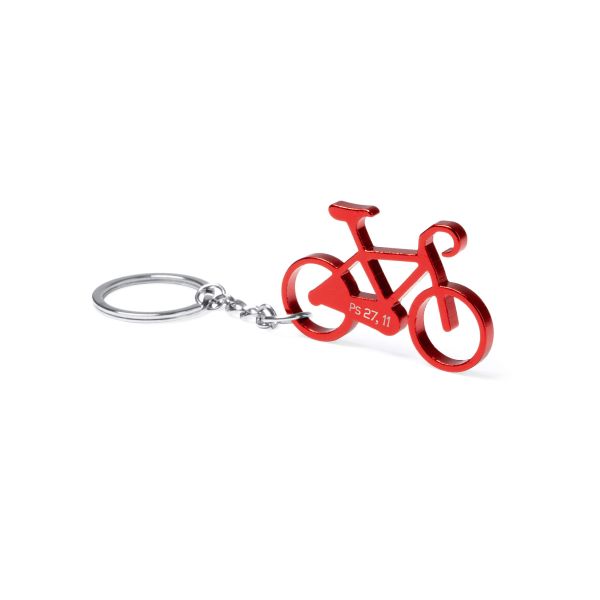 Schlüsselanhänger "Fahrrad" - rot