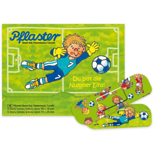 Pflaster Fußball - "Du bist die Nummer eins"