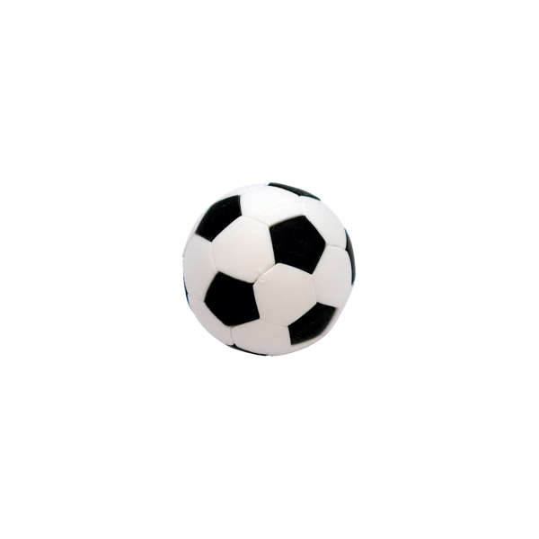 Radiergummi "Fußball" - schwarz