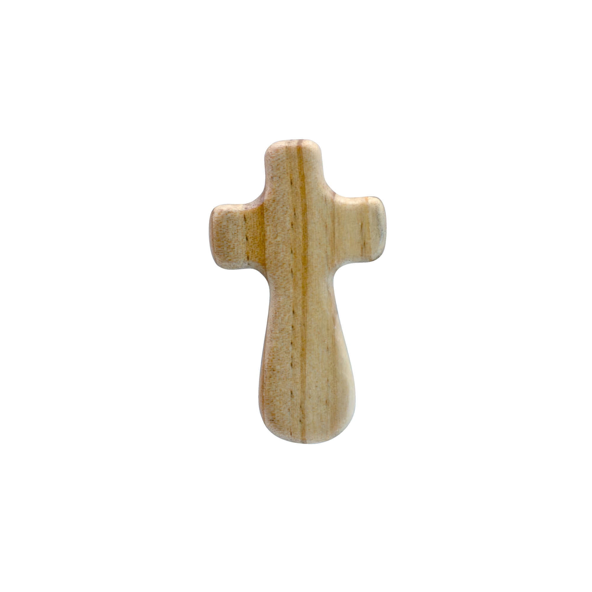 Handschmeichler "Kreuz" - hellbraun