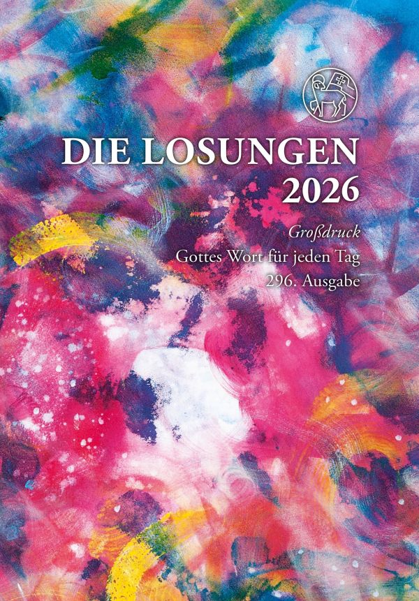 Losungen 2026 bunt, Geschenkausgabe - Großdruck