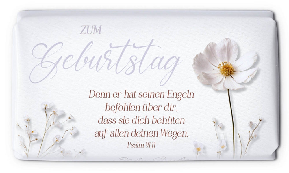 Schokoladengrüsse "Zum Geburtstag" (40g)