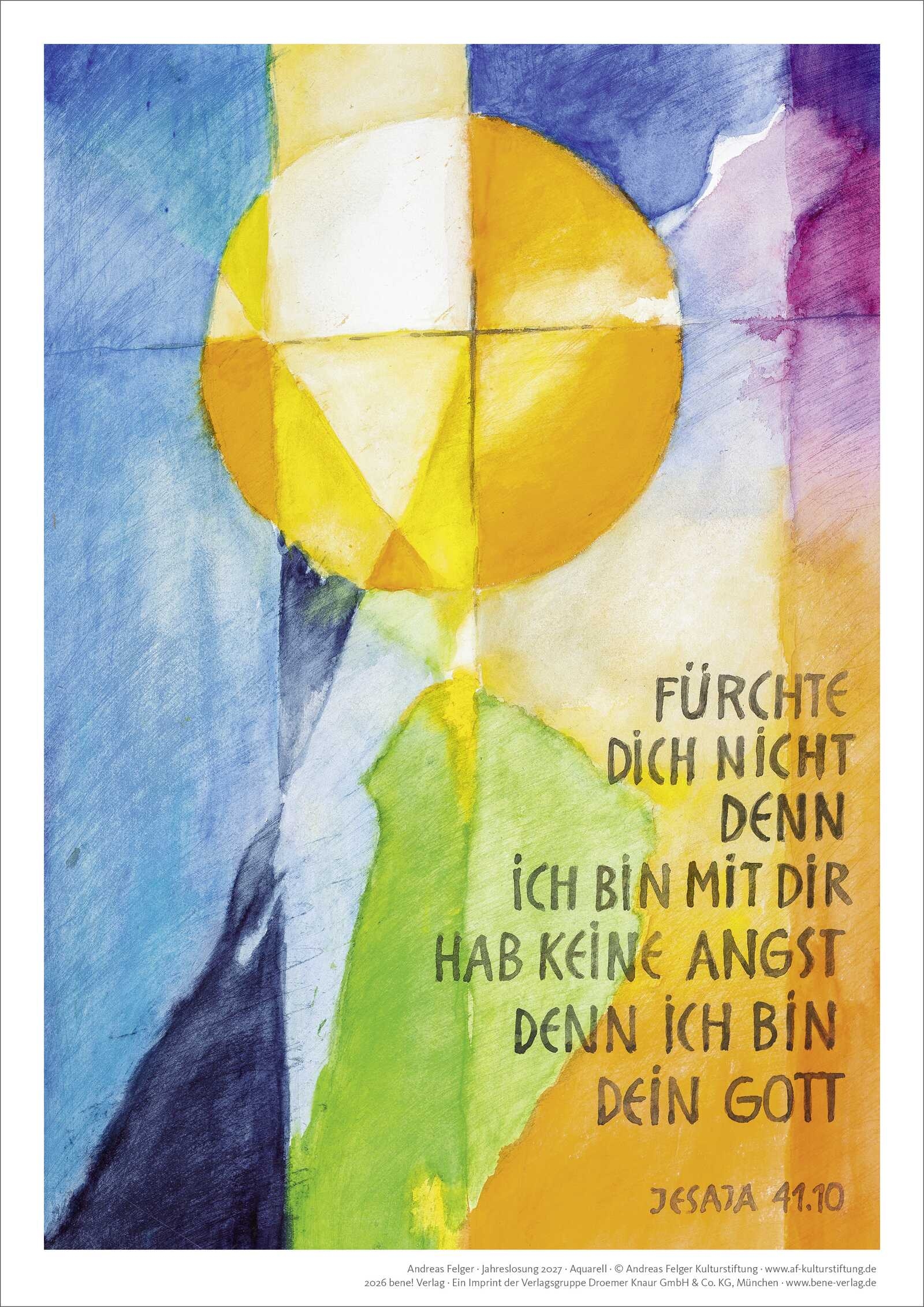 Jahreslosung 2027 - Kunstdruck A4