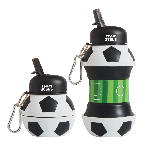 Trinkflasche Fußball "Team Jesus"
