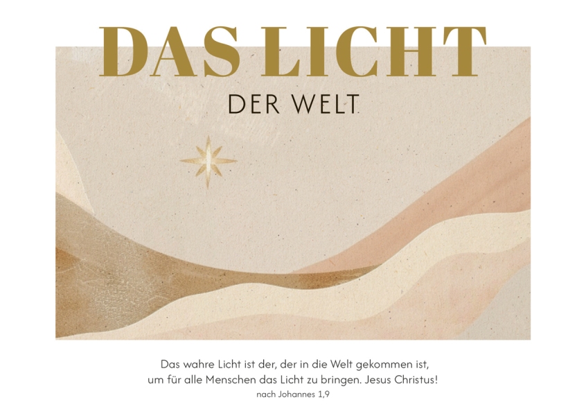 Postkarten "Das Licht der Welt" 12 Stück