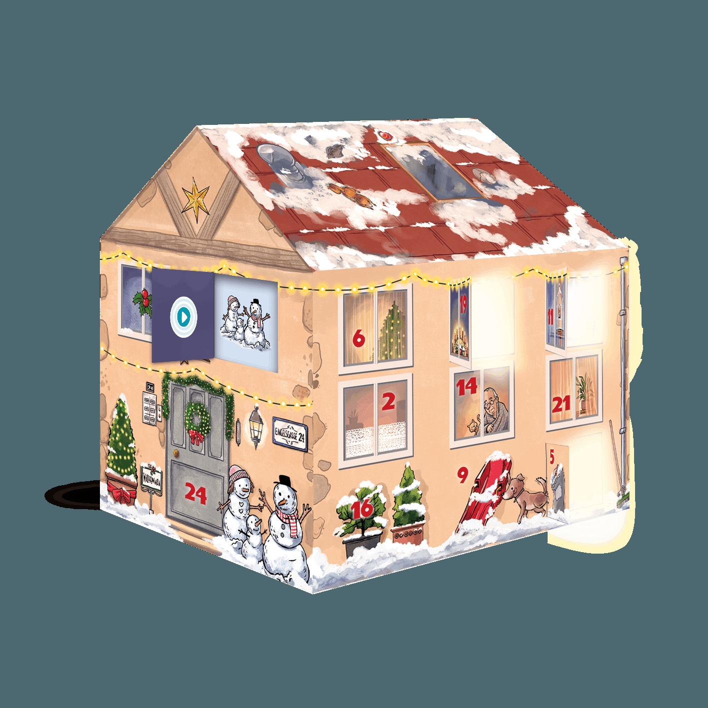 BOOKii Adventskalender-Haus